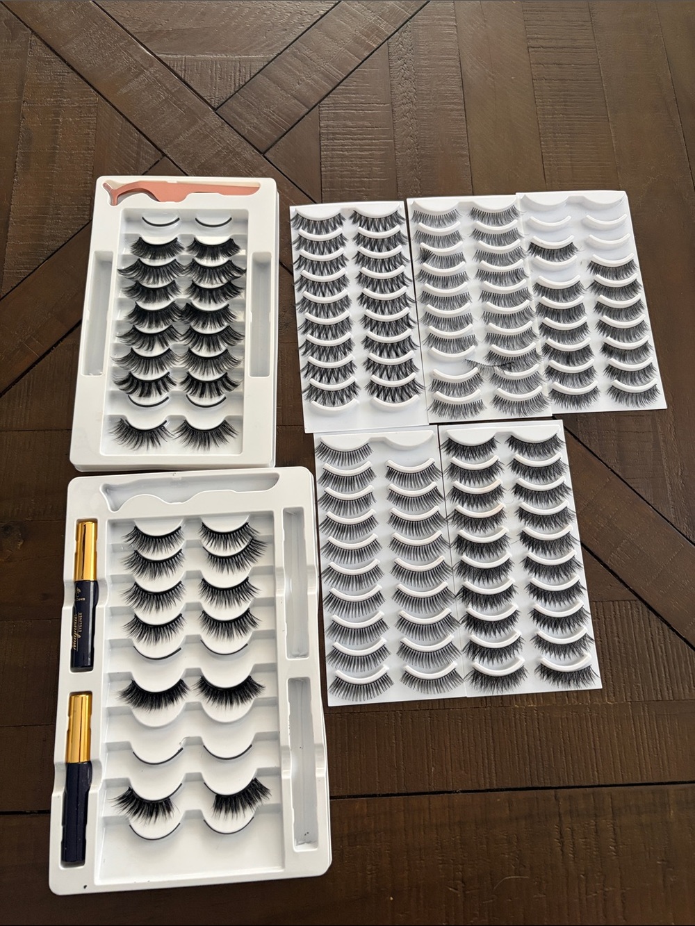 lot of assorted eyelashes unused